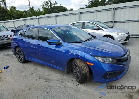 2021 Honda Civic Sport z USA, uszkodzony, nr VIN 2HGFC2F88MH536708